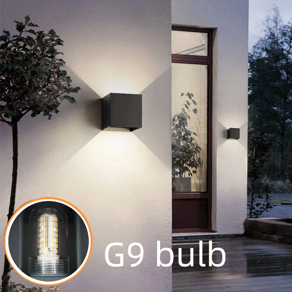 LED Wall Sconces 5W Modern Indoor Wall Lamp, G9 Outdoor Up Down Wall Mount Lights for Living Room Hallway Bedroom Decor