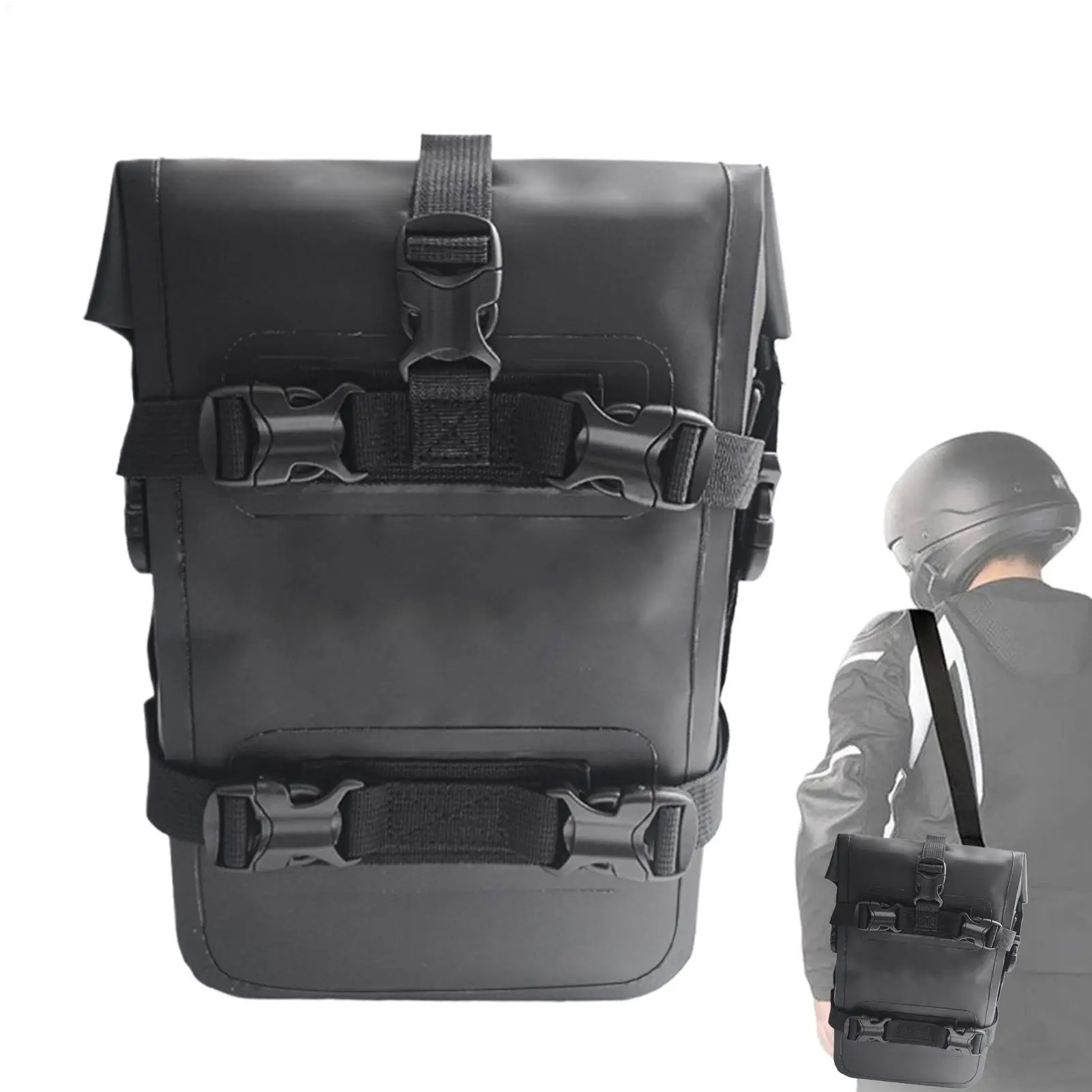 Crash Bar Bags Waterproof Backpack Saddle Bag For Long Distance Touring Daily Commuting Outdoor Adventure Road Trip Weekend