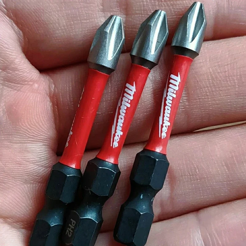 Imagem -06 - Chave de Fenda Elétrica para Carpintaria Brocas Chave de Fenda Cruzada Bit de Impacto Fixo Acessório Elétrico Milwaukee Ph2 50 mm
