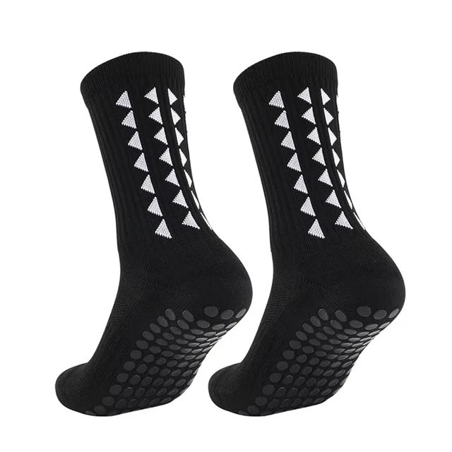 1-10 Pairs Men Women Football Grip Socks Towel Bottom Sport Socks Rugby Soccer Cycling Running Exercise Athletic Socks 3