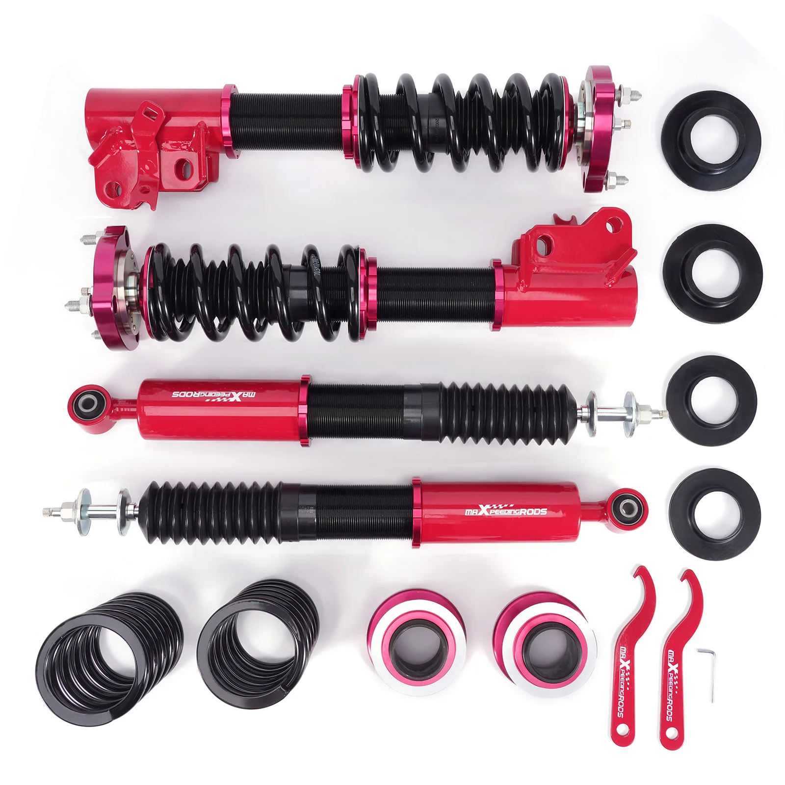 24 Ways Adjustable Coilovers For Honda Civic MK8 FA FD & Si 2006-2011 FA1 FD4 Shocks Coilovers Spring Suspension Lowering Kit