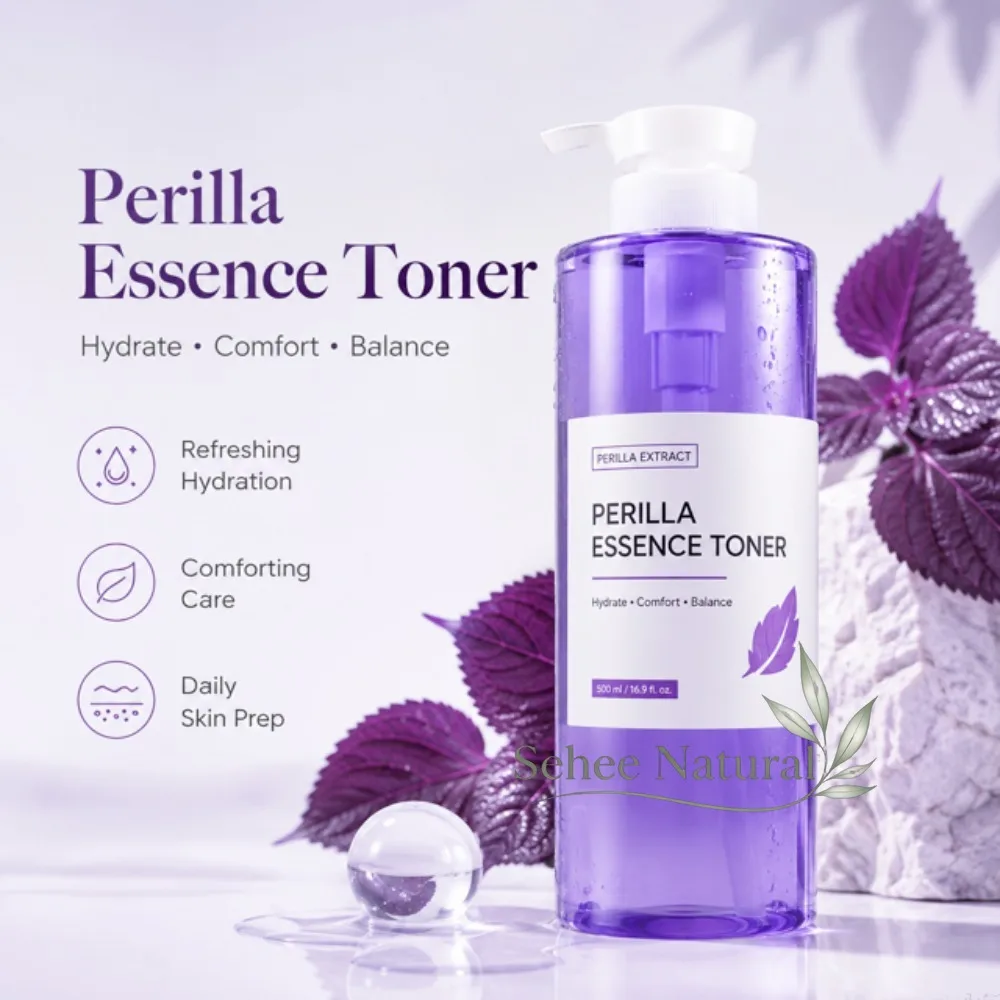 Perilla Essence Water Make-up Toner Improves Rough Moisturizing Refreshing Wet Compress To Closed Pox Print 1000G