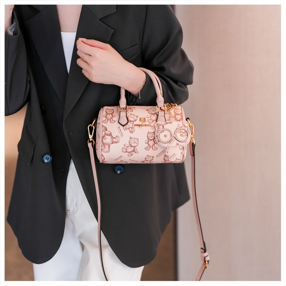 

Beibaobao 2025 New Bag Women's Pillow Mini Crossbody Bag Fashion Handheld Texture Women's Bag Travel Shoulder Bag messenger bag
