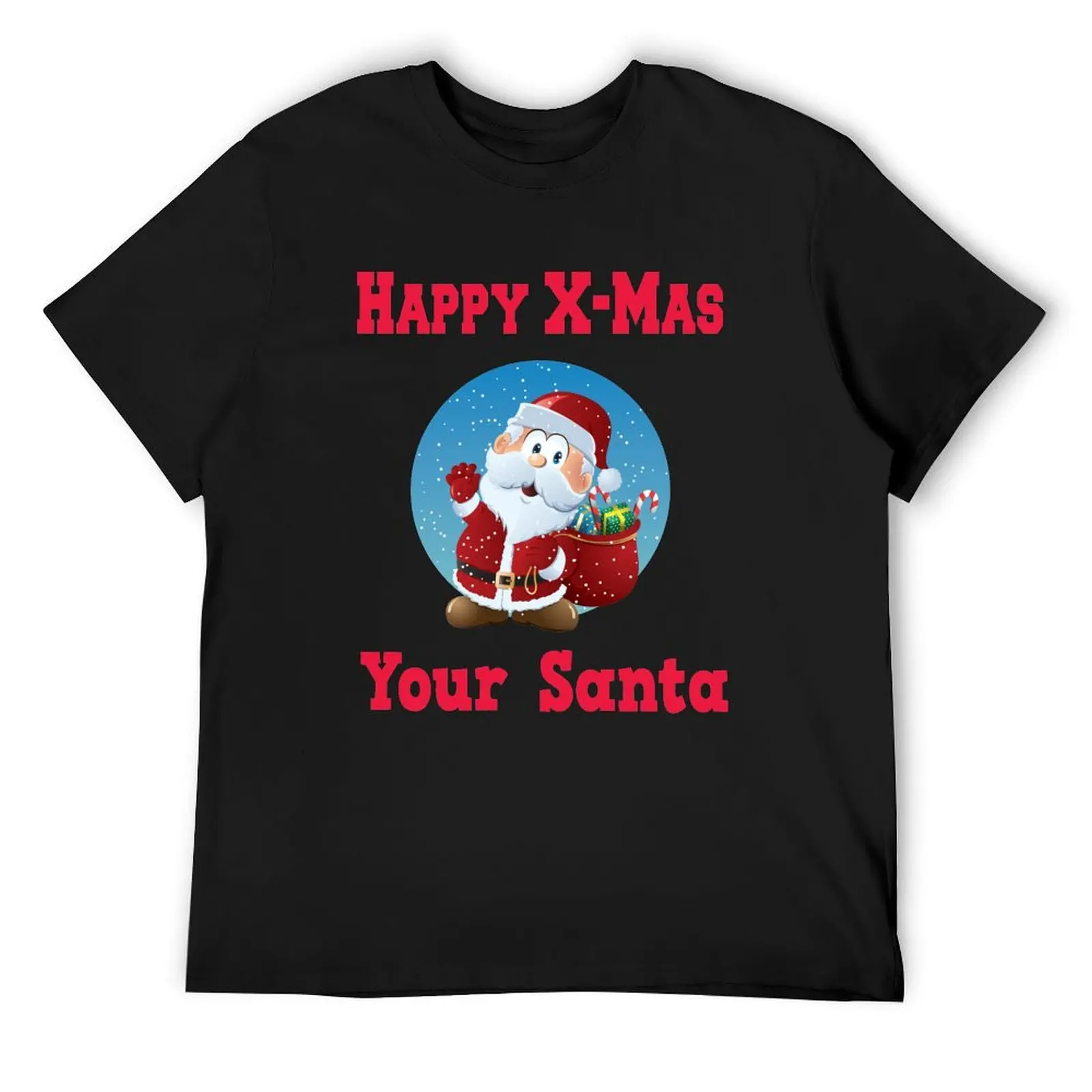 

X-Mas Santa T-Shirt funny gifts vintage clothes baggy shirts sweat shirts, men