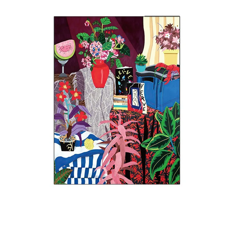 Abstract Niche Art Decorative Painting Living Room Background Wall Hanging Painting Minimalist