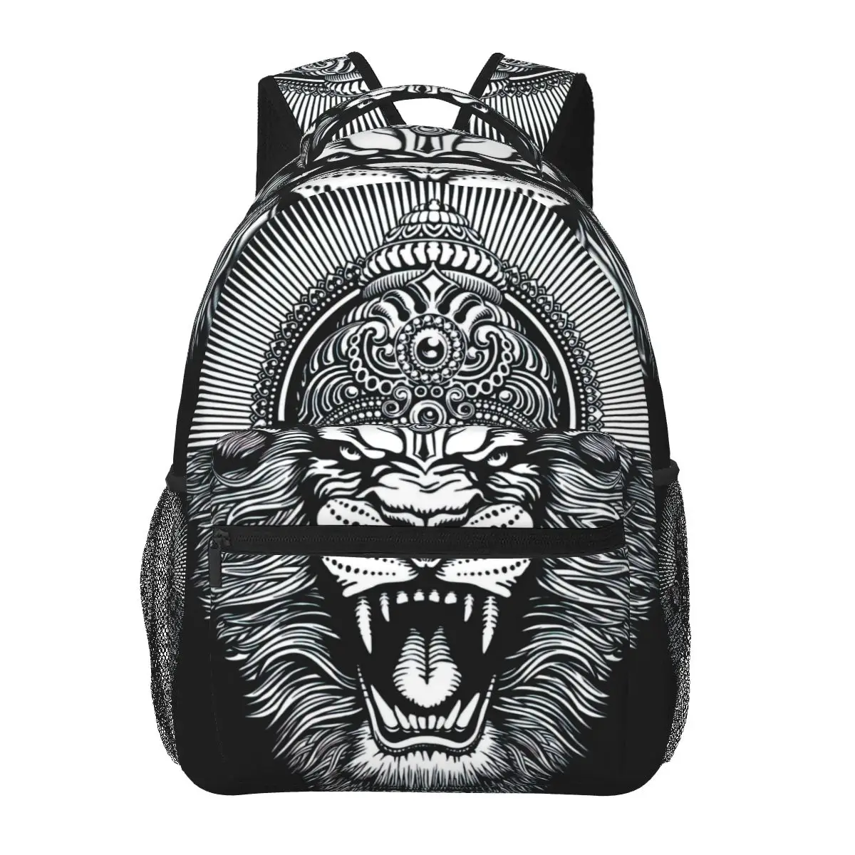 

Narasimha In Black Backpack for Girls Boys Travel RucksackBackpacks for Teenage school bag