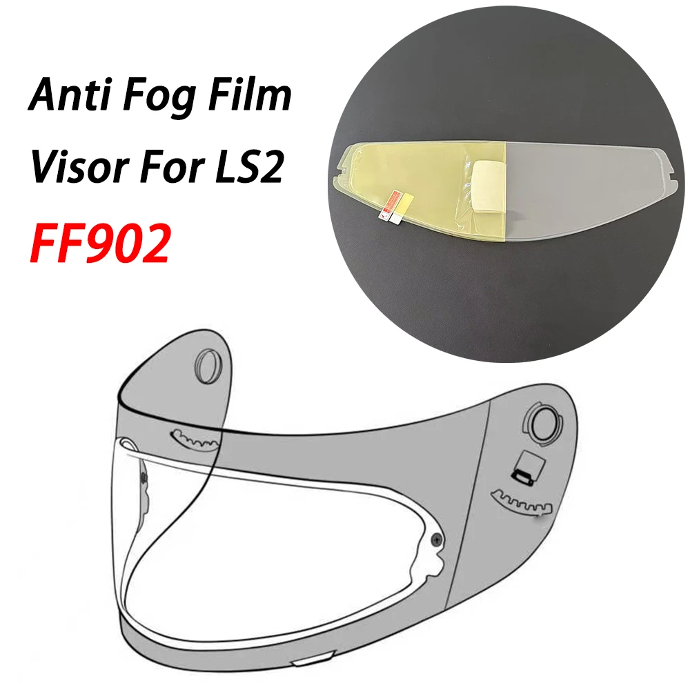Visor inserts Film Anti Fog Motorcycle Helmet for LS2 FF902 Moto Helmet Accessories Antifog Lens Film