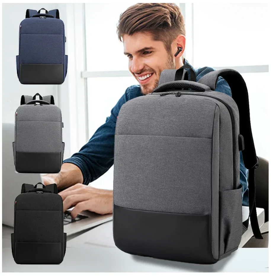 Business Bag Mochila Impermeable Men Laptop Backpack Outdoor Travel Daily School Business Backpack