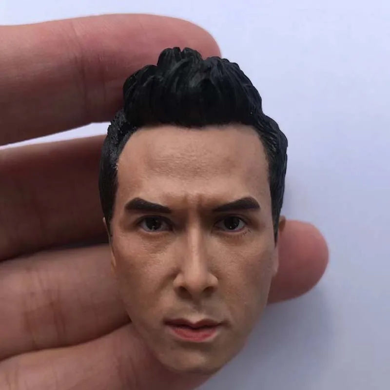 

1/6 Scale Kungfu Donnie Yen Head Sculpt Kill Zone Fist of Fury Head Carving Model for 12in Action Figure Phicen Tbleague Toy