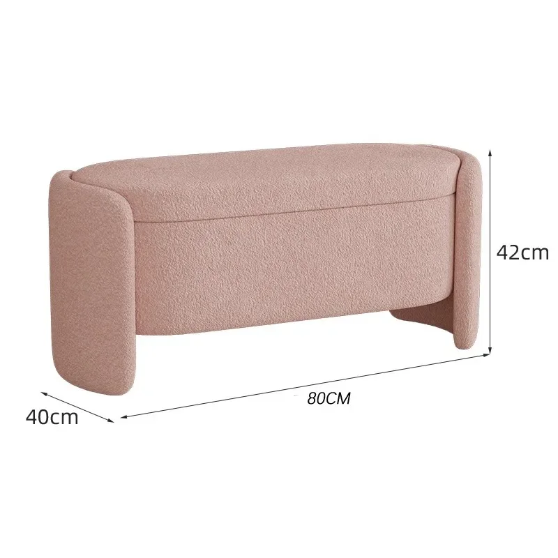 Modern Velvet Stool Bench White Luxury Hallway Cute Storage Ottoman Makeup Unique Pouf Salon Moderne Space Saving Furniture