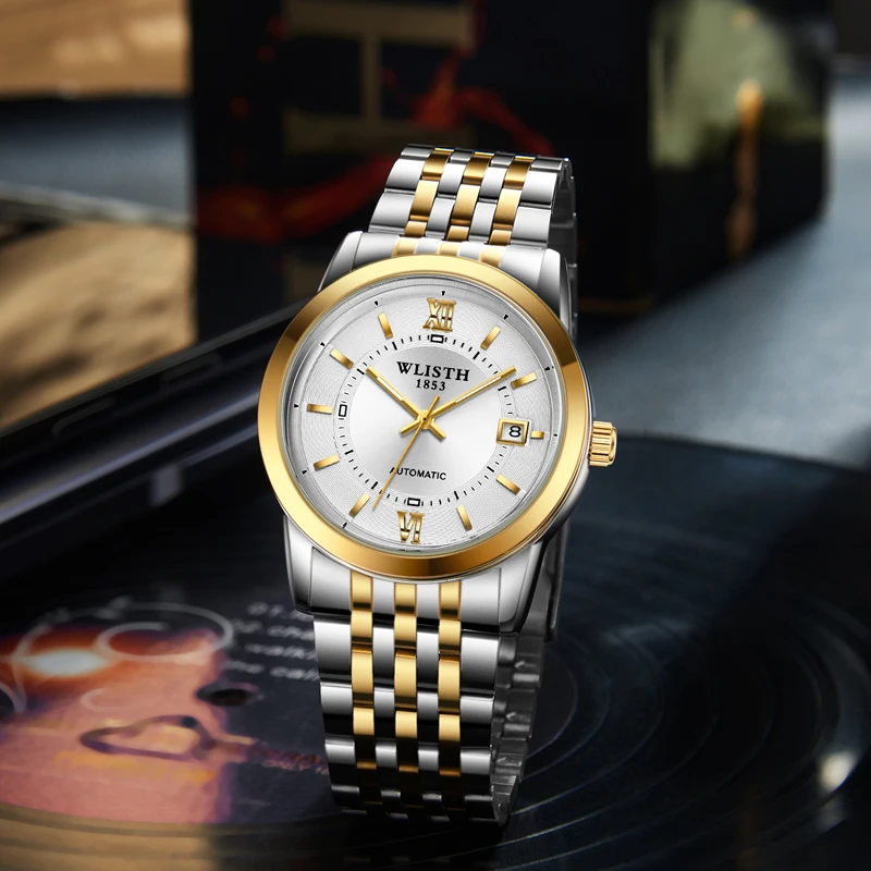 

Hot Sale Automatic Mechanical Watch for Men Luxury Waterproof Luminous Wristwatch Mechanical Wristwatches Genuine Leather Reloj