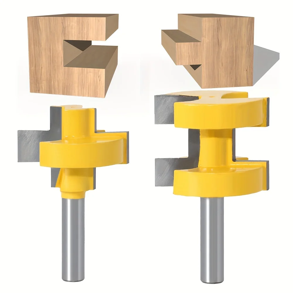 

‌"8mm & 1/2" Shank Mortising Router Bit | Straight Tooth Cutter for Tenon Joints, Flooring & Wood Paneling"‌