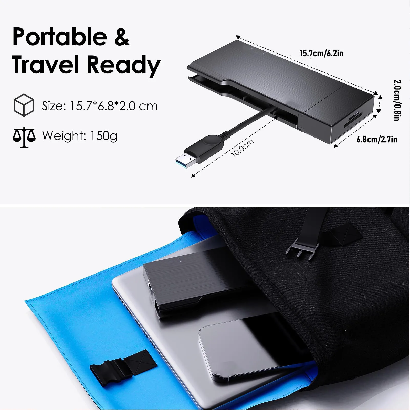 USB C Hub 9 في 1 شاشة مزدوجة USB3.0 محطة إرساء الكمبيوتر المحمول محول متعدد المنافذ مع واجهة الوسائط المتعددة RJ45 HD منفذ VGA