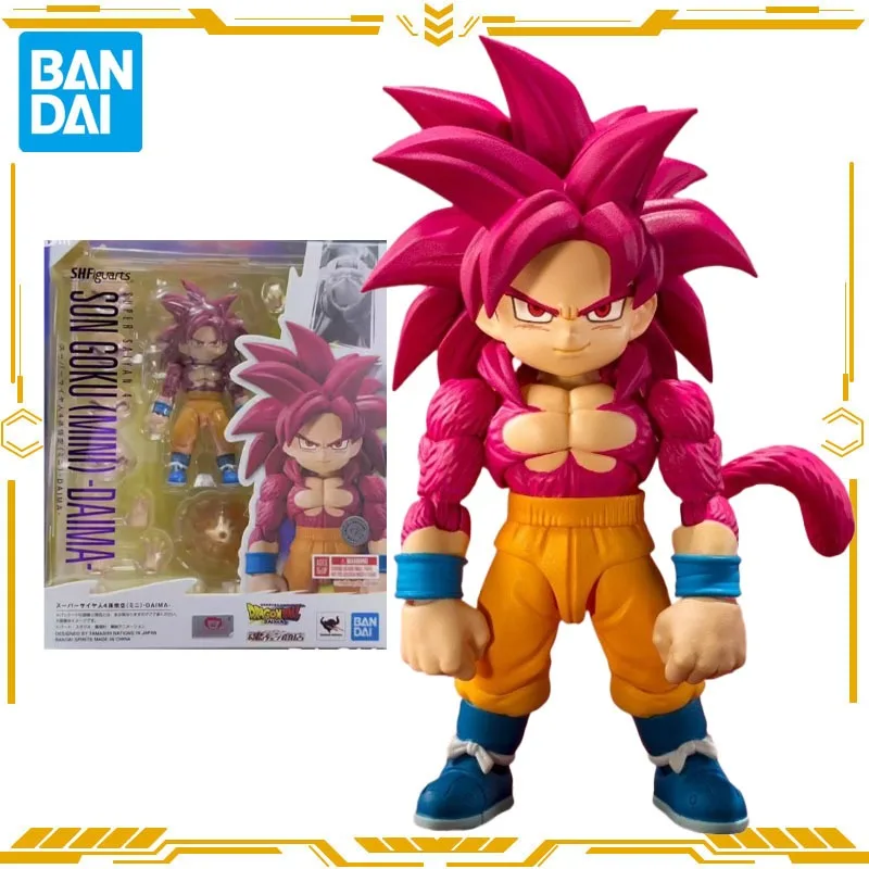 

Bandai Original Genuine S.H.Figuarts Dragon Ball DAIMA Son Goku Action Figure Toys for Boys Gift Collectible Model Ornaments
