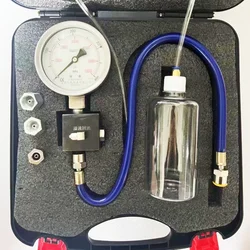 400Mpa Diesel Pump Plunger Pressure Gauge with 1800bar Pressure Relief Valve Fuel Pump Piston Repair Test Tool Kit