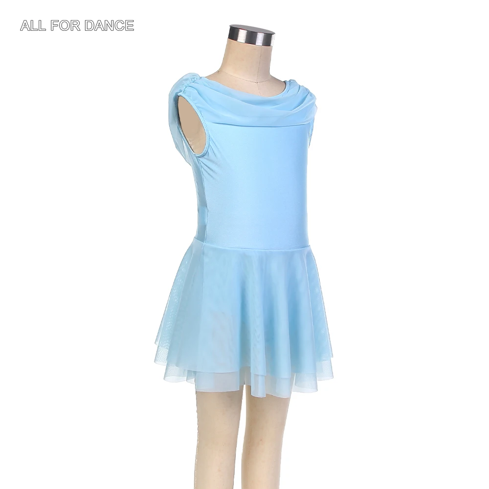 25062 Alle Für Tanz Blassblau Pailletten Spandex Ballett Kostüm Frau Lyrical Dance Kleid Erwachsene Ballett Kleid Dancewear