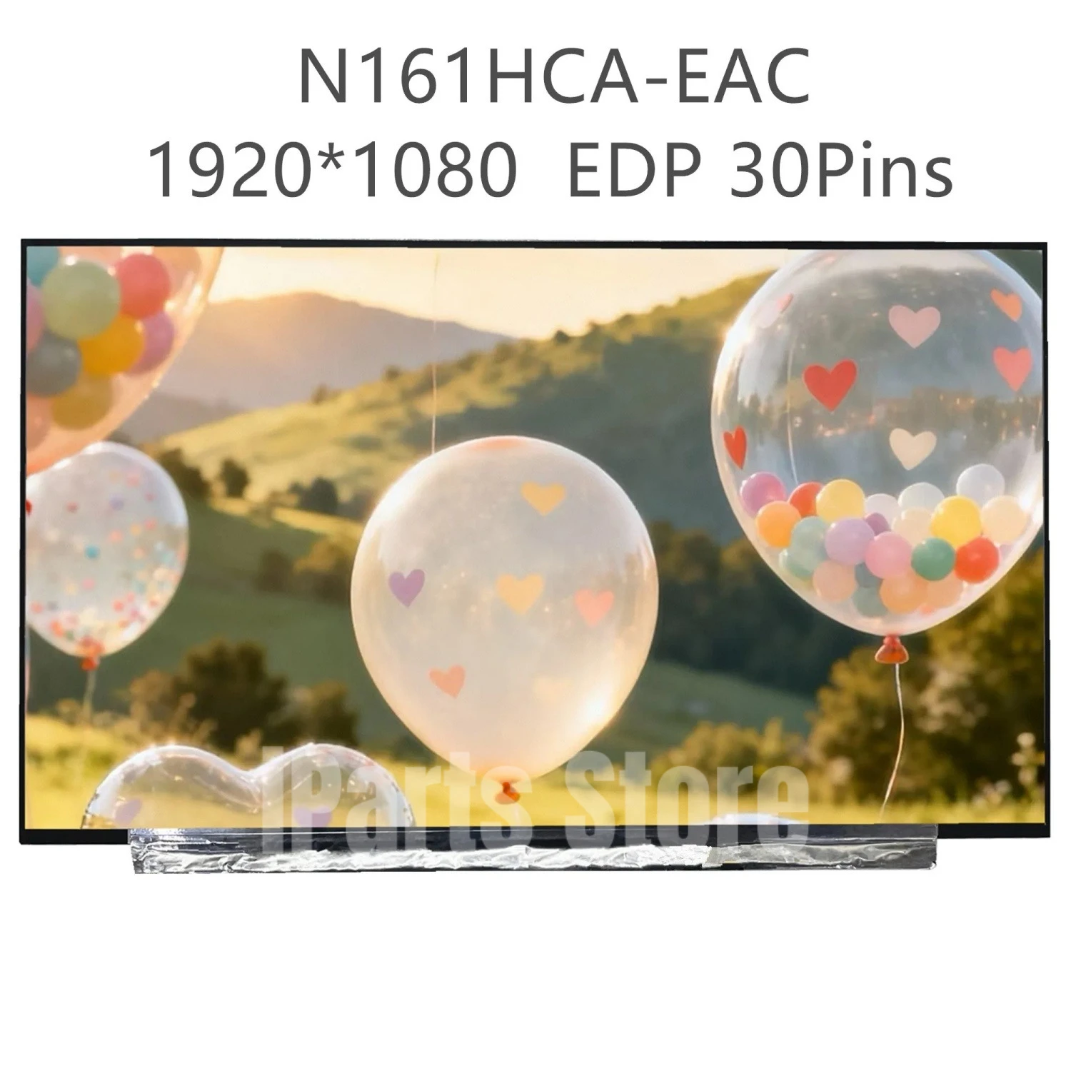 iParts Replacement 16.1 inch LCD Screen N161HCA-EA3 Rev.C1 N161HCA-EAC N161HCA-EA2 L85996-JQ1 FHD Display Panel IPS 60Hz OEM