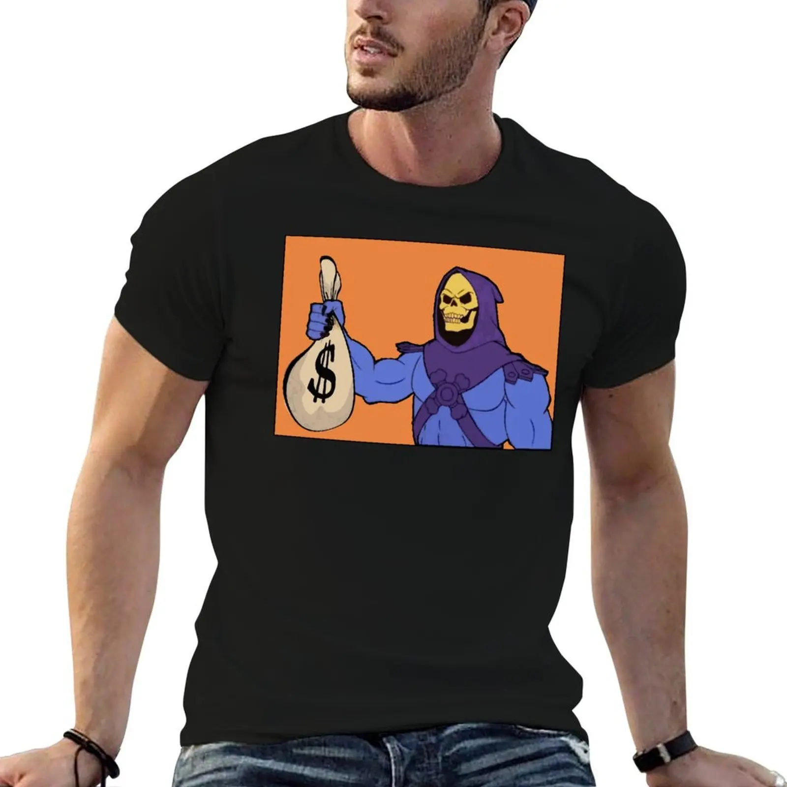 

Skeletor Cash T-Shirt t shirts for man pack white man t shirts high quality luxury brand printed t shirts for man T-shirt