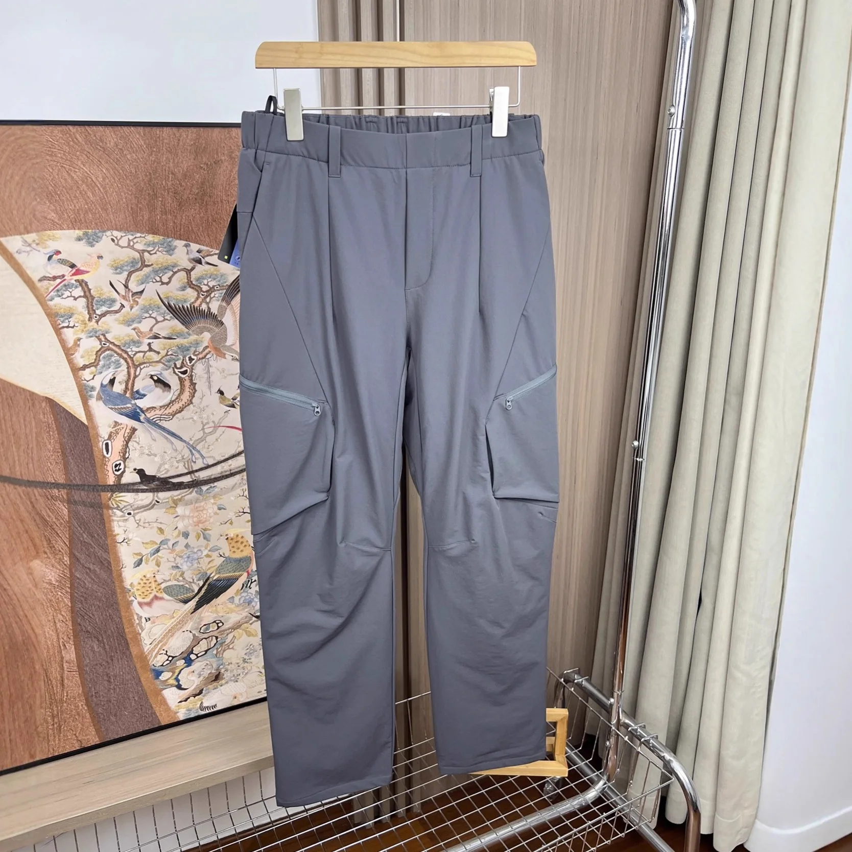 冬用ビジネスメンズアウトドア三防加工圧着接着ストレートダウンパンツ3Dカットライディングパンツトレッキングスキーワークウェア