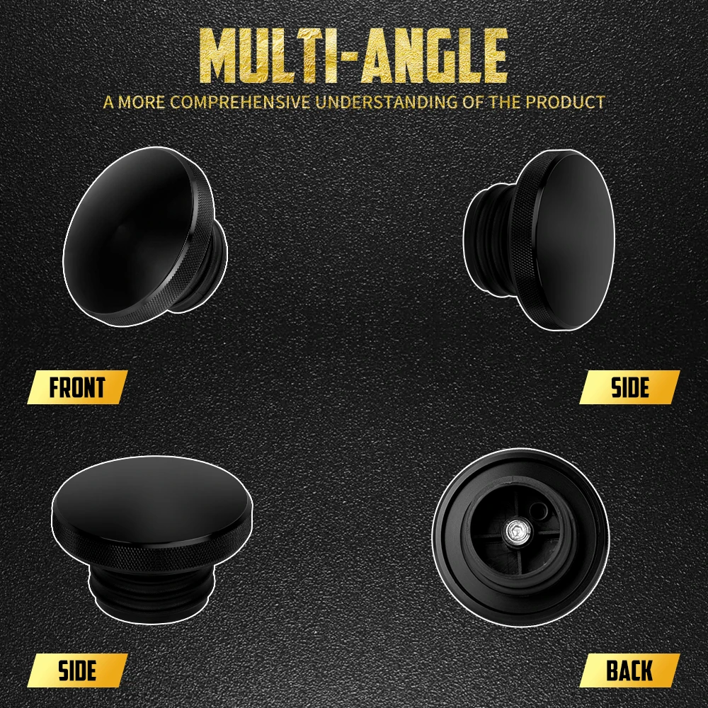 Motorcycle Fuel Gas Tank Vented Decorative Oil Cap For Harley Sportster XL 883 Touring Road King Softail Low Rider Fat Boy Dyna