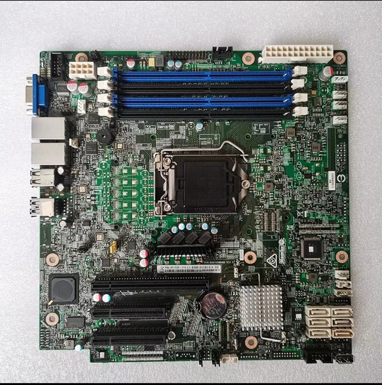 Server Motherboard for S1200V3RP / S1200BTS / S1200BTL, Dual Gigabit LAN Port Mainboard for NAS Server Build