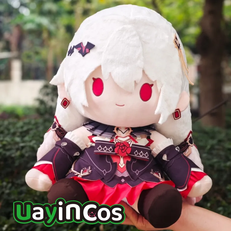 

In Stock 40cm Game Honkai Impact 3 Theresa Apocalypse Cartoon Stuffed Plushie Plush Cotton Doll Clothes Soft Pillow Anime Figure
