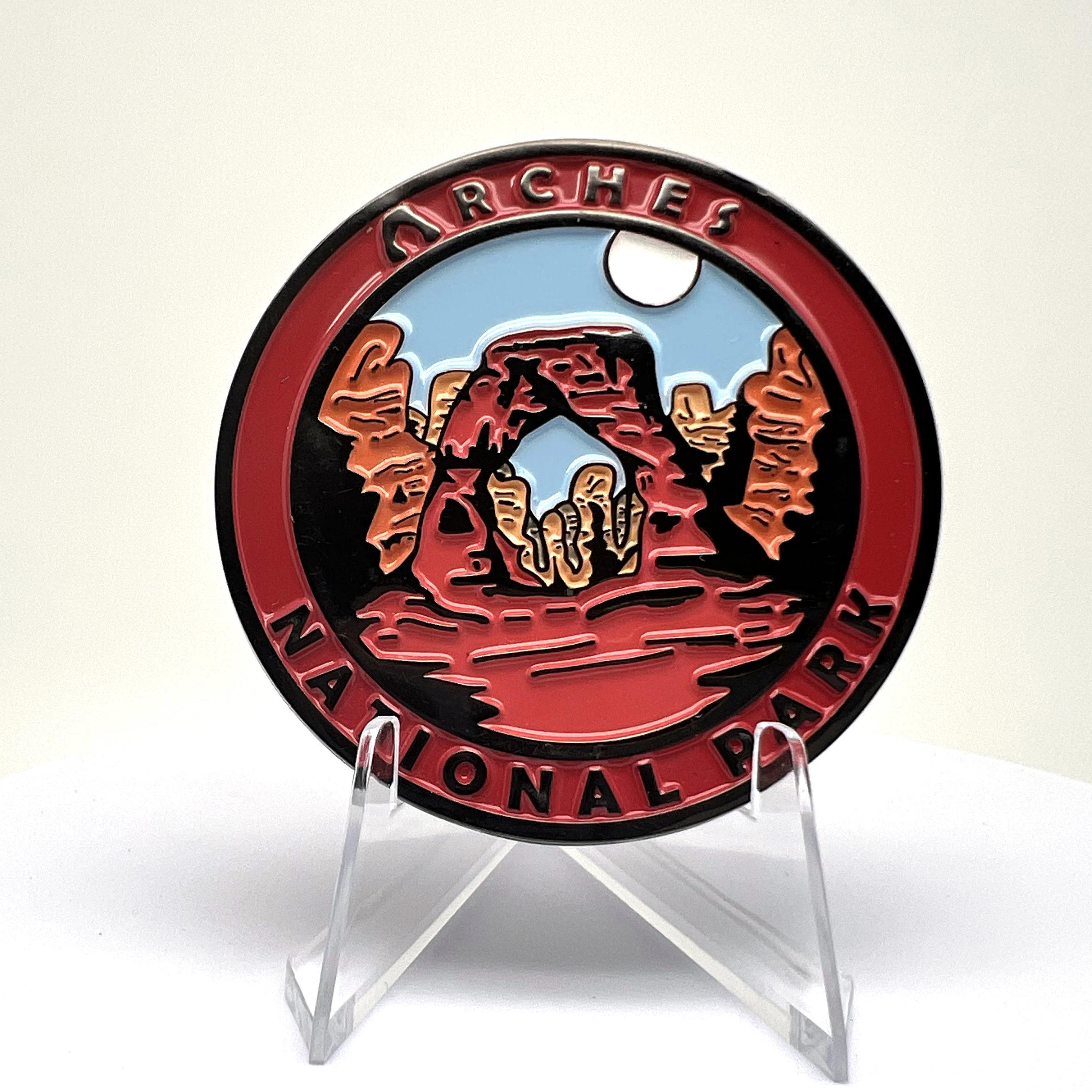 Arches National Park Collectible Magnet – Enamel Finish, 52mm – Cre8Travel