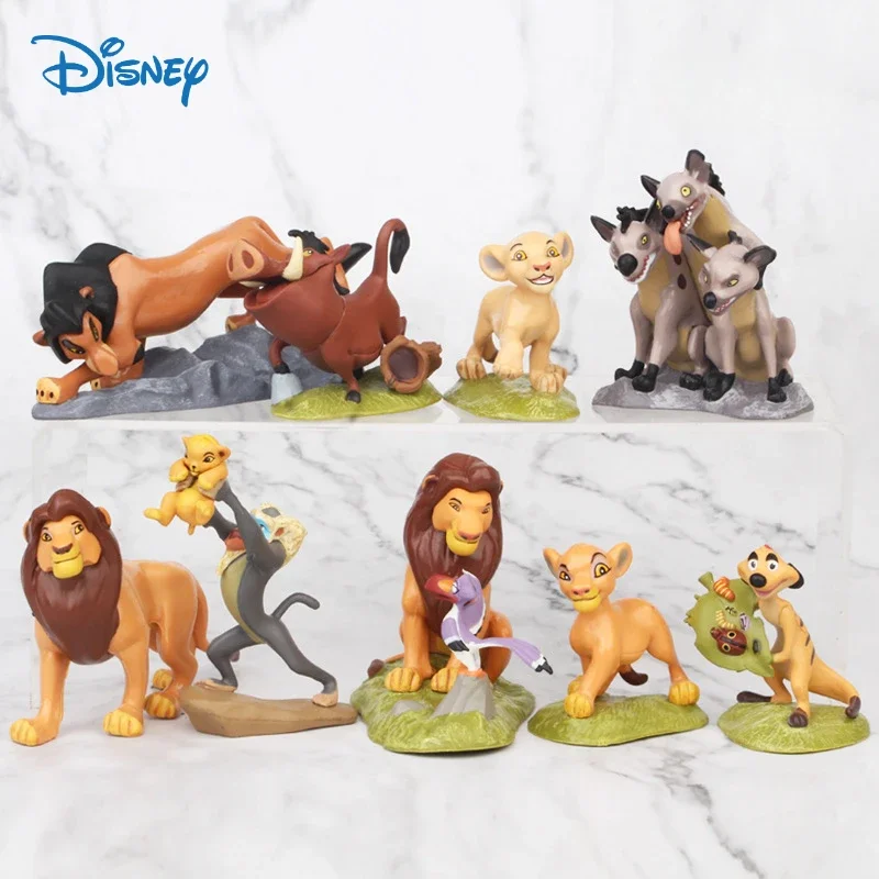 9pcs Cartoon The Lion King Guard PVC Action Figures Bunga Beshte Fuli Ono The Lion Nala Timon Pumbaa Sarabi Sarafina Doll Toys