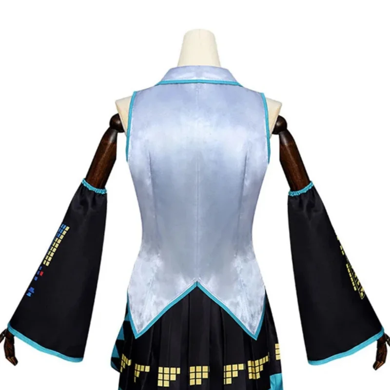 

Костюм на Хэллоуин, одежда для выступлений персонажей аниме, Хацунэ, одежда в стиле аниме, одежда для косплея, юбка JK, тот же костюм