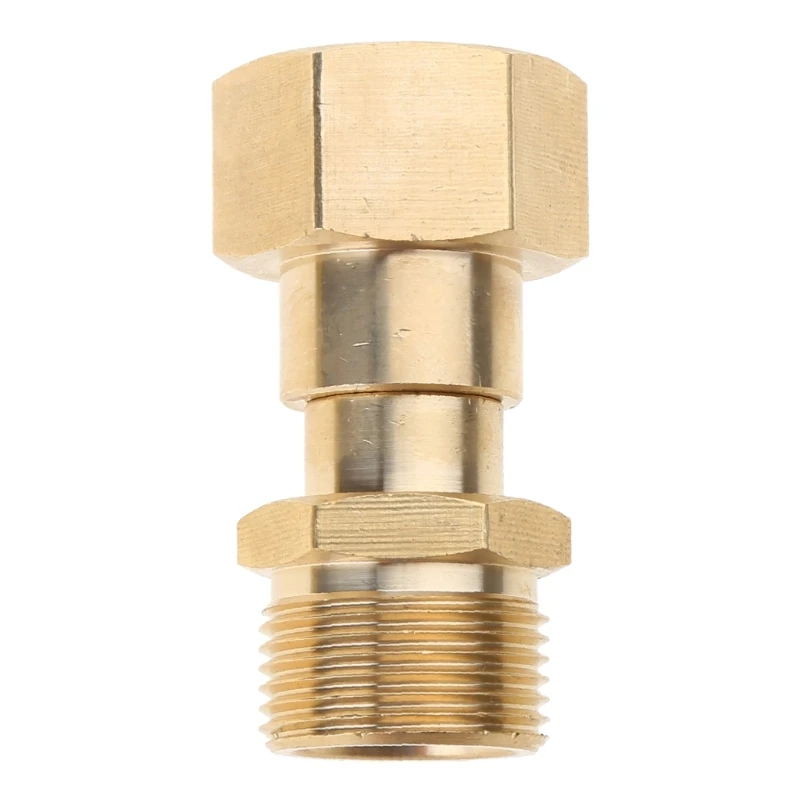 Adaptador para arandela presión latón, conector junta giratoria para lavadora a presión M22 14mm, adaptador