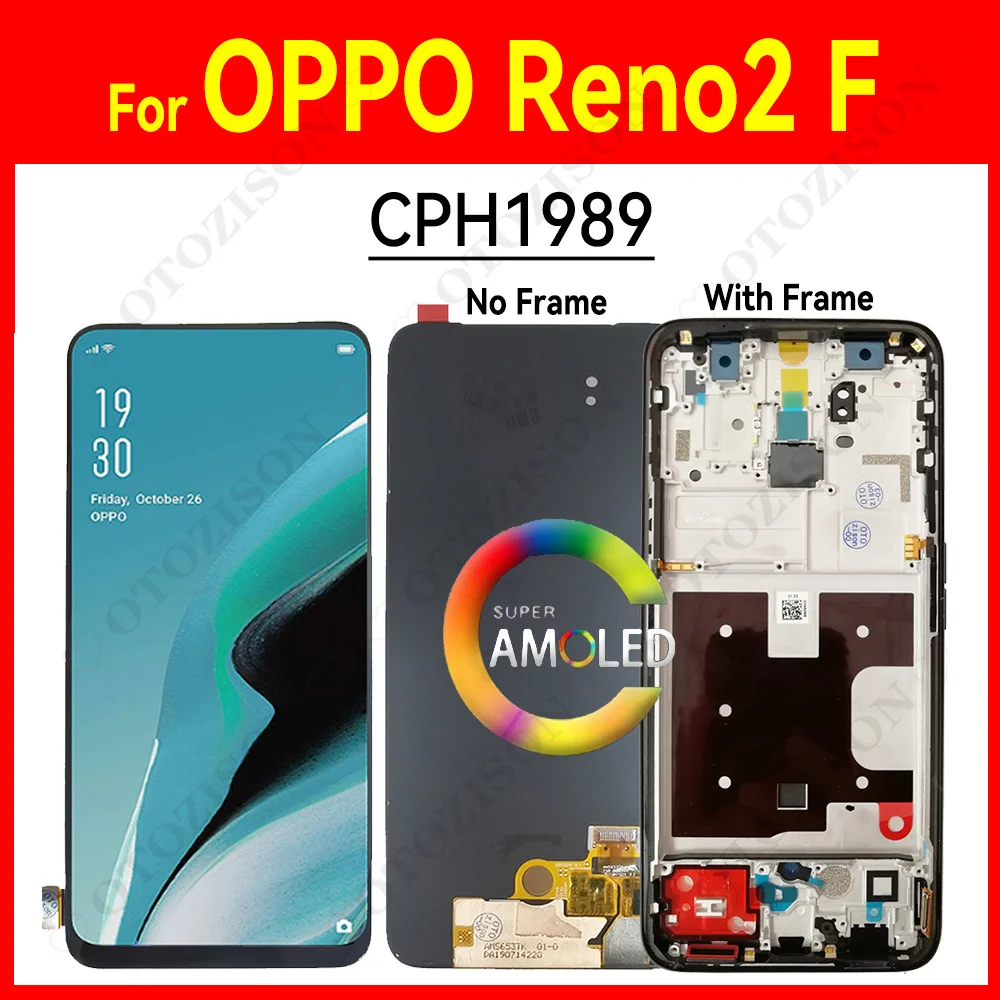Original Ecran LCD et Vitre Tactile Complet Blanc Opale pour Oppo Reno14 5G
