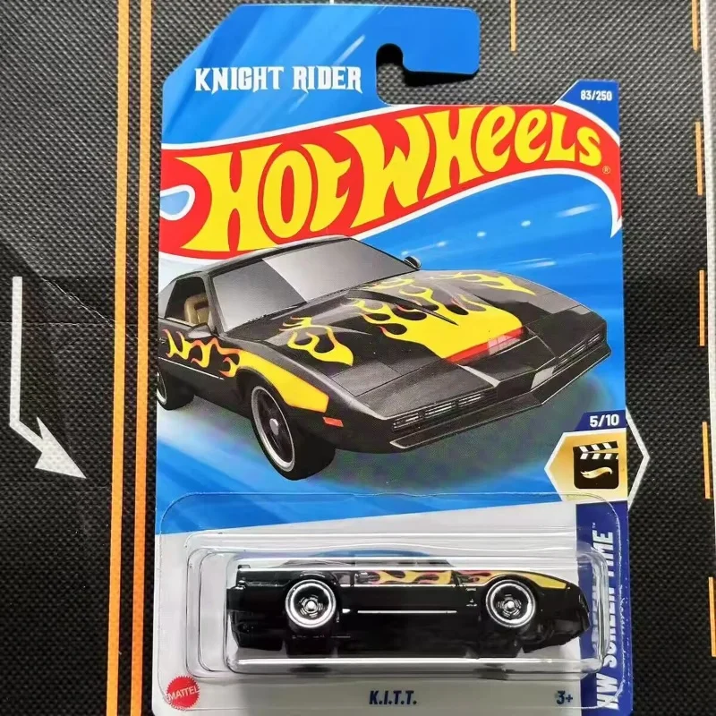 Hot Wheels Knight Rider K.I.T.T. Черный # 83-поп-культура K.I.T.T Hxd63 Ретро развлечения K.I.T.T 1/64, литая под давлением модель, коллекционная игрушка