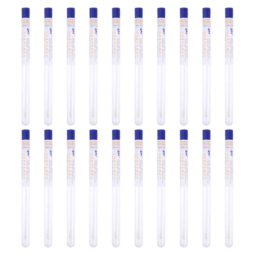 Imagen 1 del producto 100 Uds hisopo estéril palo muestreo colección de muestras hisopos palitos de algodón palos de muestreo desechables de un solo uso para