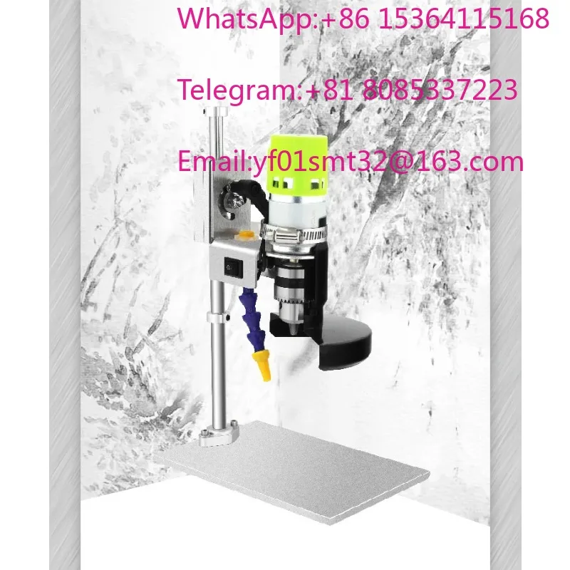 Desktop electric glass ceramic bottle cutter, bottle as flower pot, multi-functional grinding, drilling and cutting