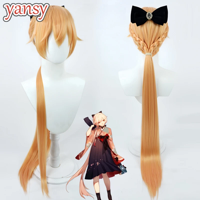yansywig-parrucche-sintetiche-per-cosplay-ots14-game-girls'-frontline-ots14-parrucca-lunga-100-cm-liscia-bionda-arancione-resistente-al-calore