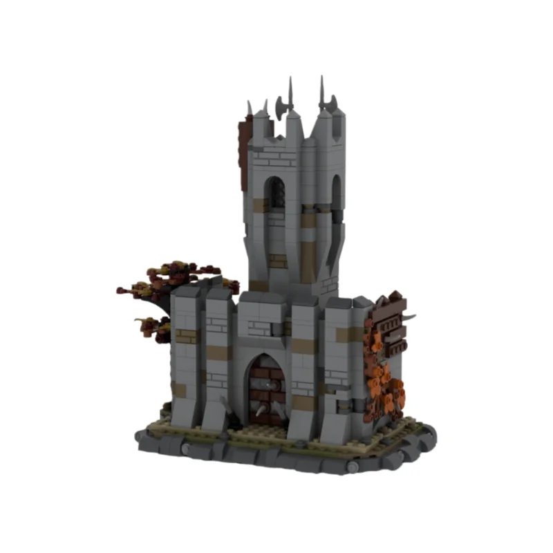 

MOC Medieval House Castle Model - Small Particle Building Blocks Toy Set with 716 Pieces - Suitable for All Hobbyists for Assemb