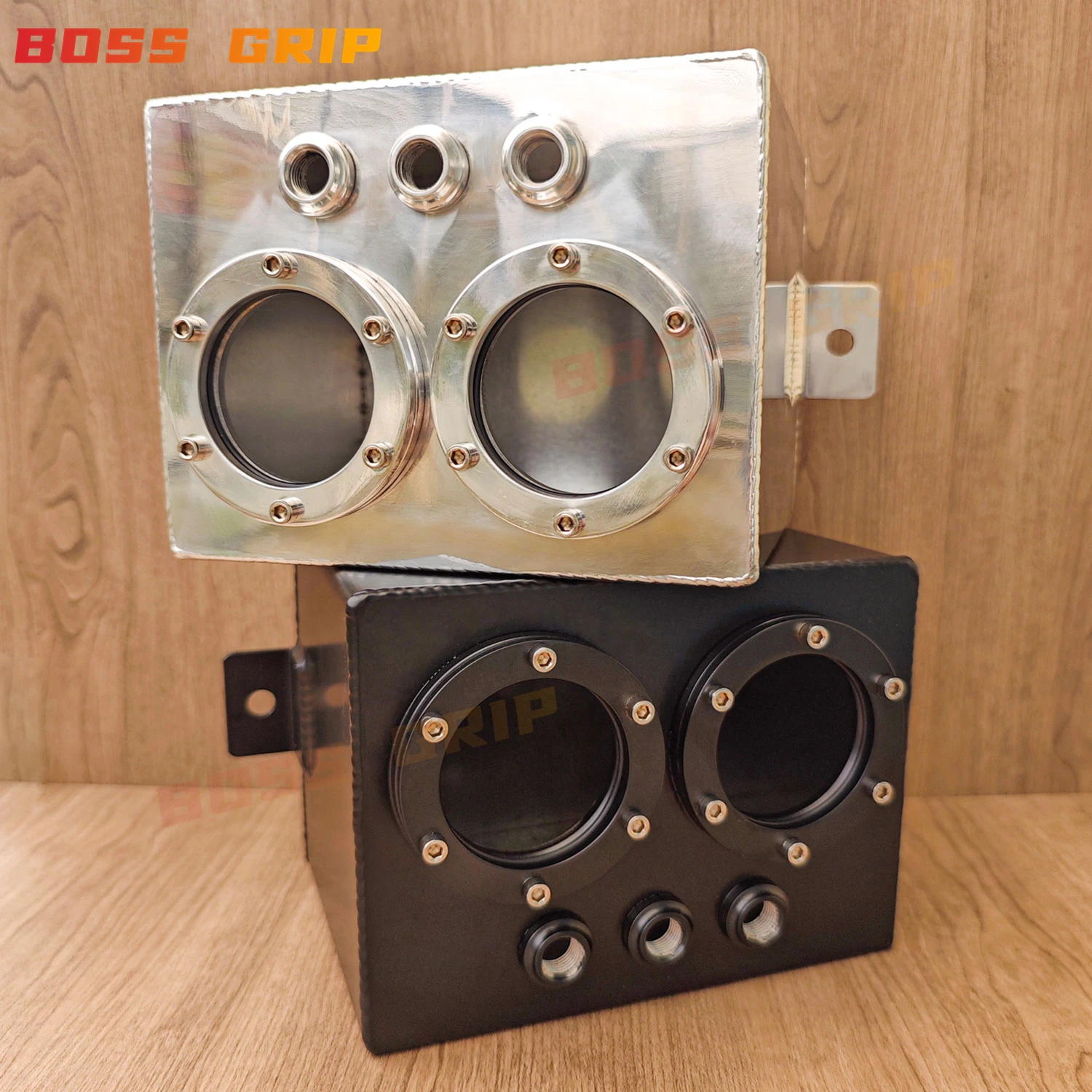 عالمي ثنائي السباقات ، خزان زيادة وقود الألومنيوم ، جبل مضخات السباق ، عازل الوقود الخارجي ، اكسسوارات السيارات ، 3L