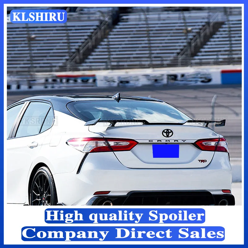 Brand New Sport Rear Trunk Spoiler Wing For Toyota Camry 2018 2019 2020 4 Door Sedan Glossy Black ABS 