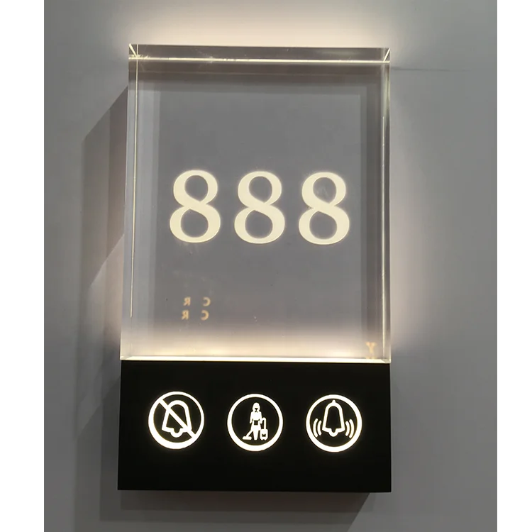 

House Signs LED Door Number LED Lighted Lamp Address Sign House Door Number House Number LED Light Sign