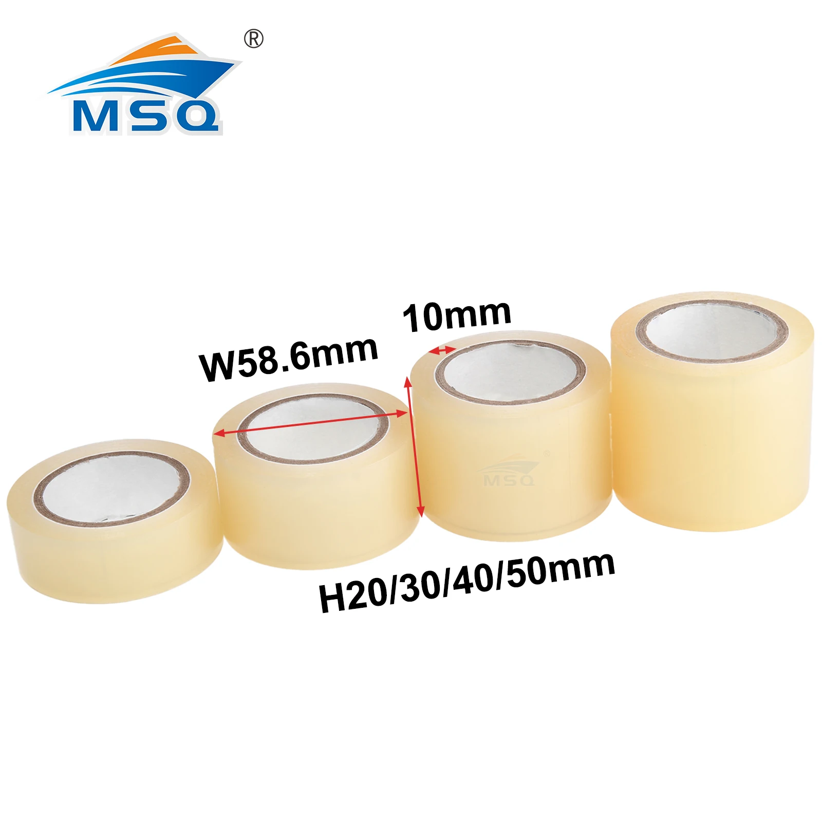 1 Roll RC Boat 20/30/40/50mm Width Waterproof Transparent Adhesive Tape Waterproof Hatch Tape Boat Hull Sealing Tape