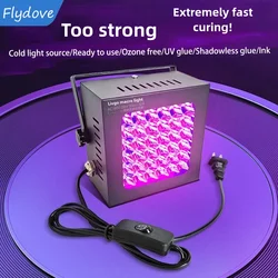 660W 365nm 395nm 405nm Led UV Ultraviolet Curing Lamp Green Oil Machine Glass Ink Paint Silk Screen 3D Printer Resin DIY Curing