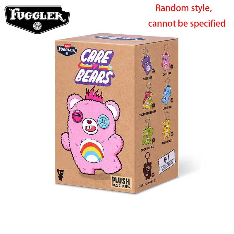 Original Fuggler Hässliche Zähne Monster Plüschtiere Katzen-Bären Plüsch-Schlüsselanhänger Nuggets Anhänger Taschenanhänger Hamburger-Puppen Zufällig 1 Stück – Detail 3