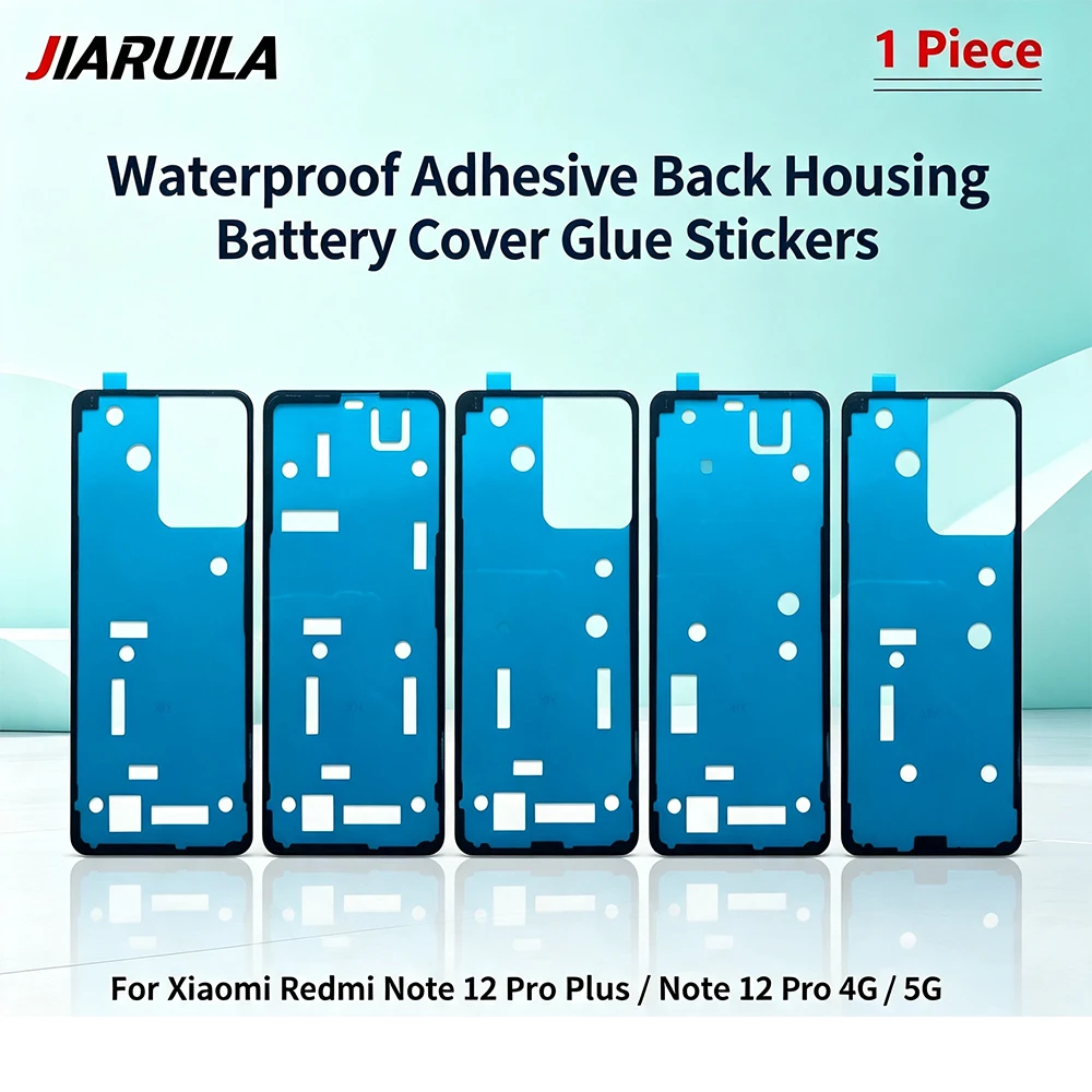 NEW For Xiaomi Redmi Note 12 Pro Plus Note 12 Pro 4G 5G Tested Waterproof Adhesive Back Housing Battery Cover Glue Stickers