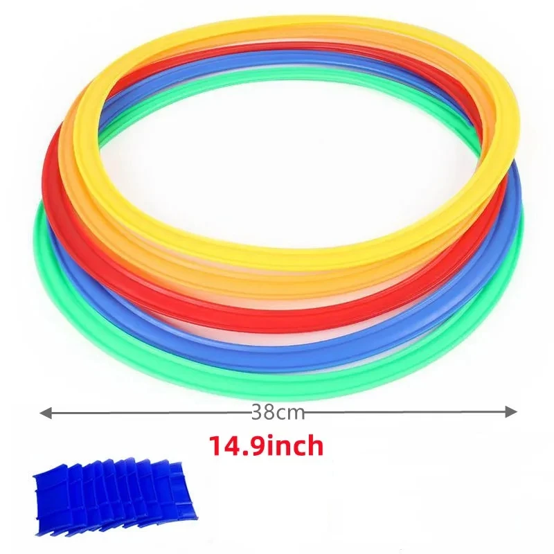10 шт. уличные забавные игры кольцо для прыжков Обучающие спортивные игрушки для детского сада прыжок в сетку Сенсорное обучающее оборудование для детей