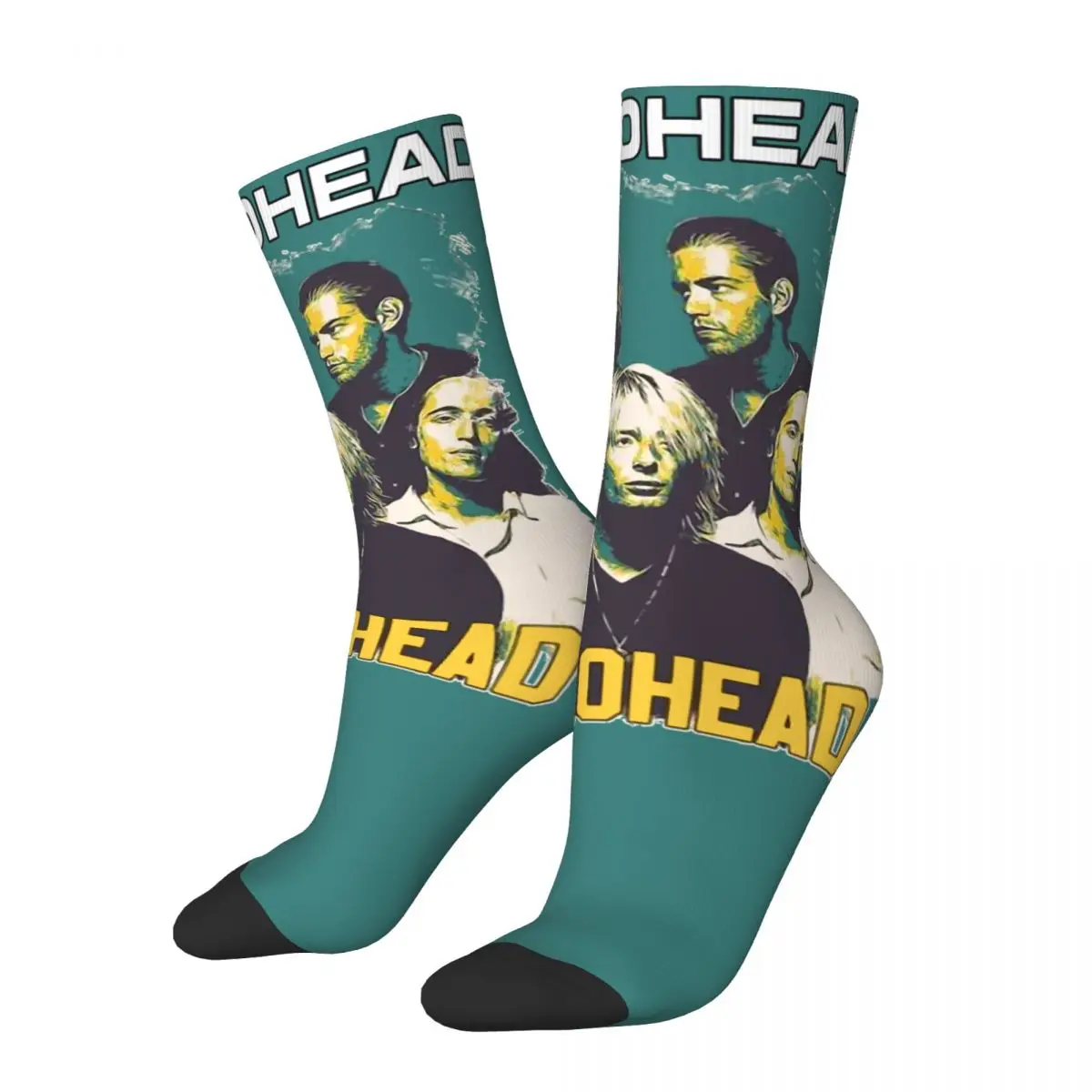 Radiohead Unisex Socks,Cycling 3D Print Happy Socks Street Style Crazy Sock