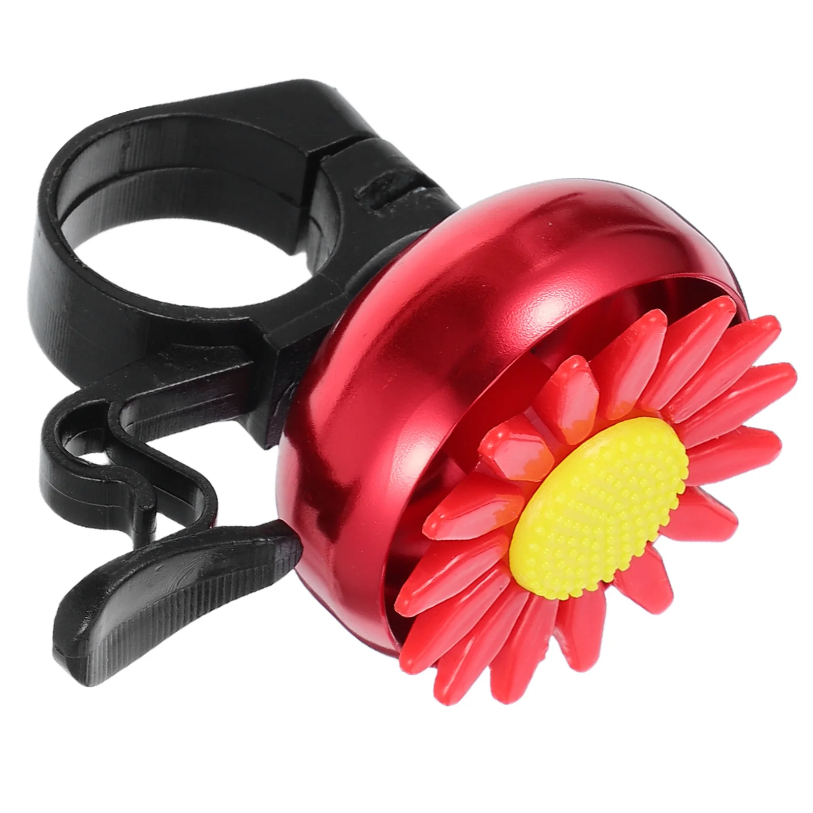 

Sunflower Bike Bell Red Handlebar Ring Cycling Bell Clear Loud Sound Bicycle Handlebar Ring Ringer
