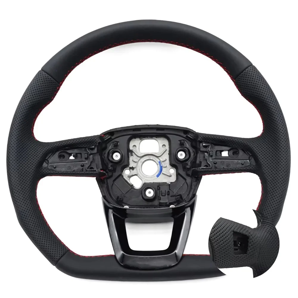 Perforated Leather Steering Wheel for Audi Q5 FY Q7 4M Q8 Multifunctional Steering Wheel image 3