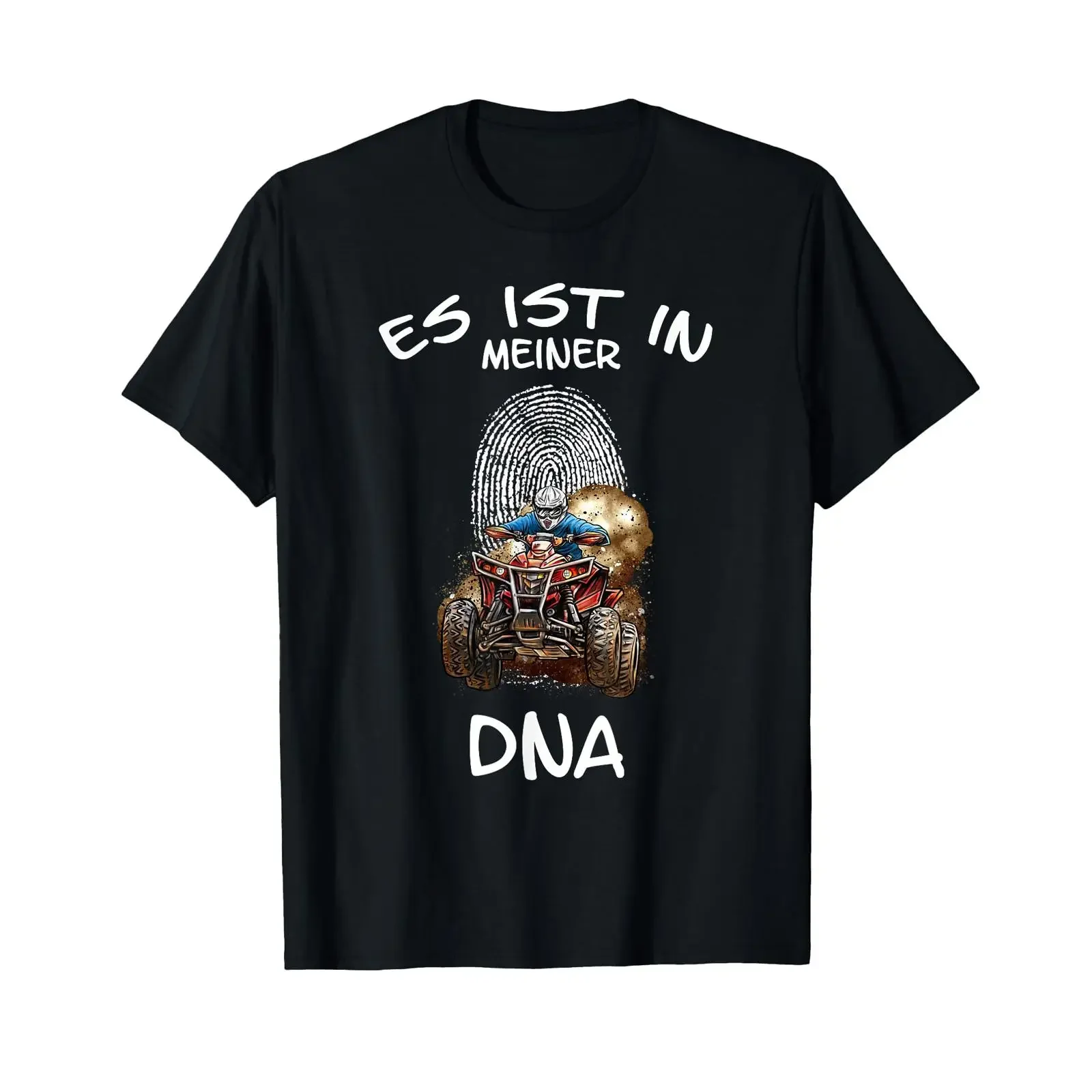 ATV Offroad Quad Biker T Shirt  vintage Washed Versatile streetwear graphic homme Stretched Top For Everyday Wear Breathable