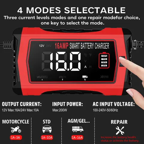 10 best sales smart bilbatteriladdare - №4