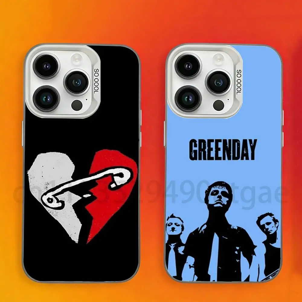 

G-Green Day Band Phone Case For iPhone 17,16,15,14,13,12,11,Pro,Max,Plus,Mini, Matte Shockproof Case